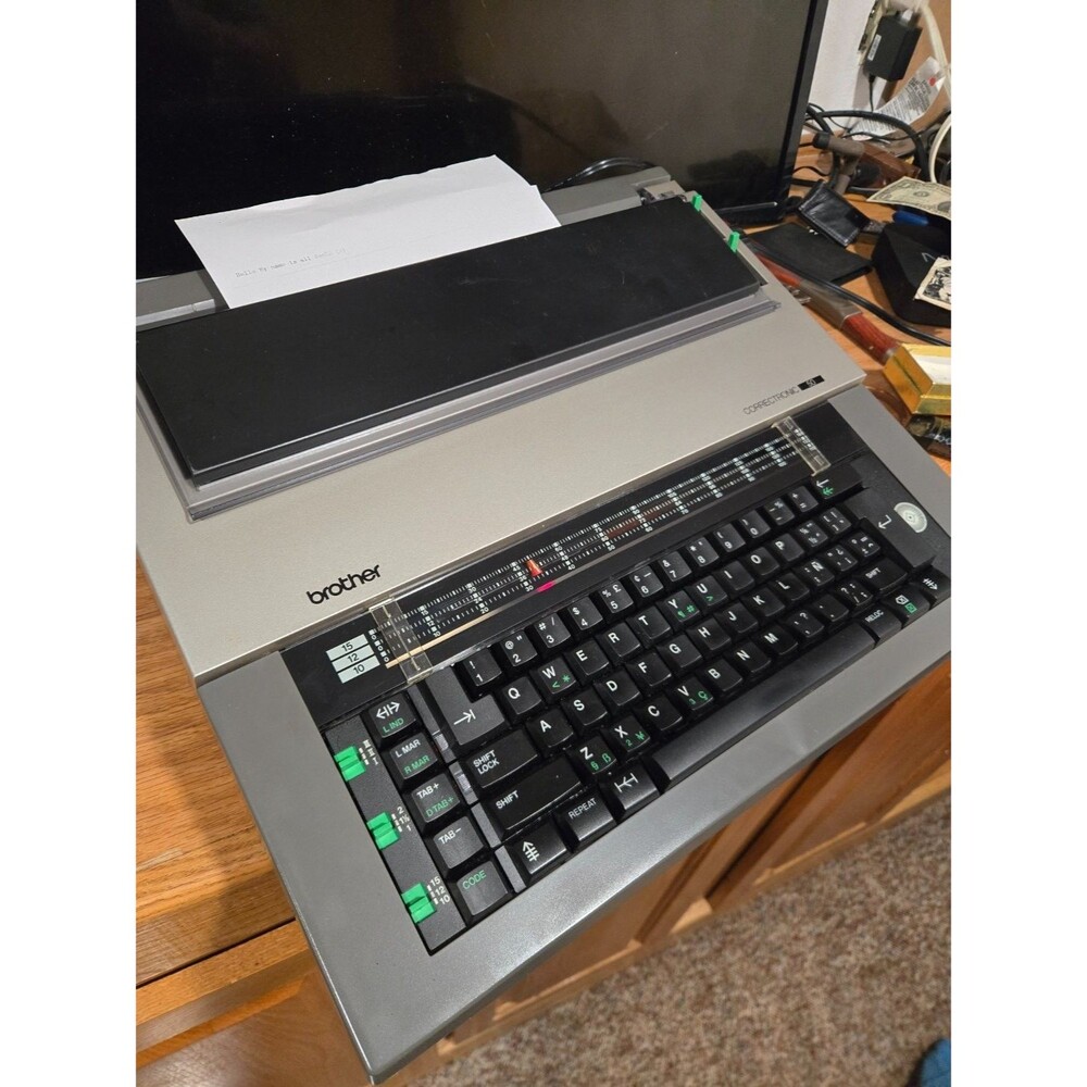 Vintage Brother Correctronic 50 CE-50 Daisy Wheel Electronic Typewriter Tested
